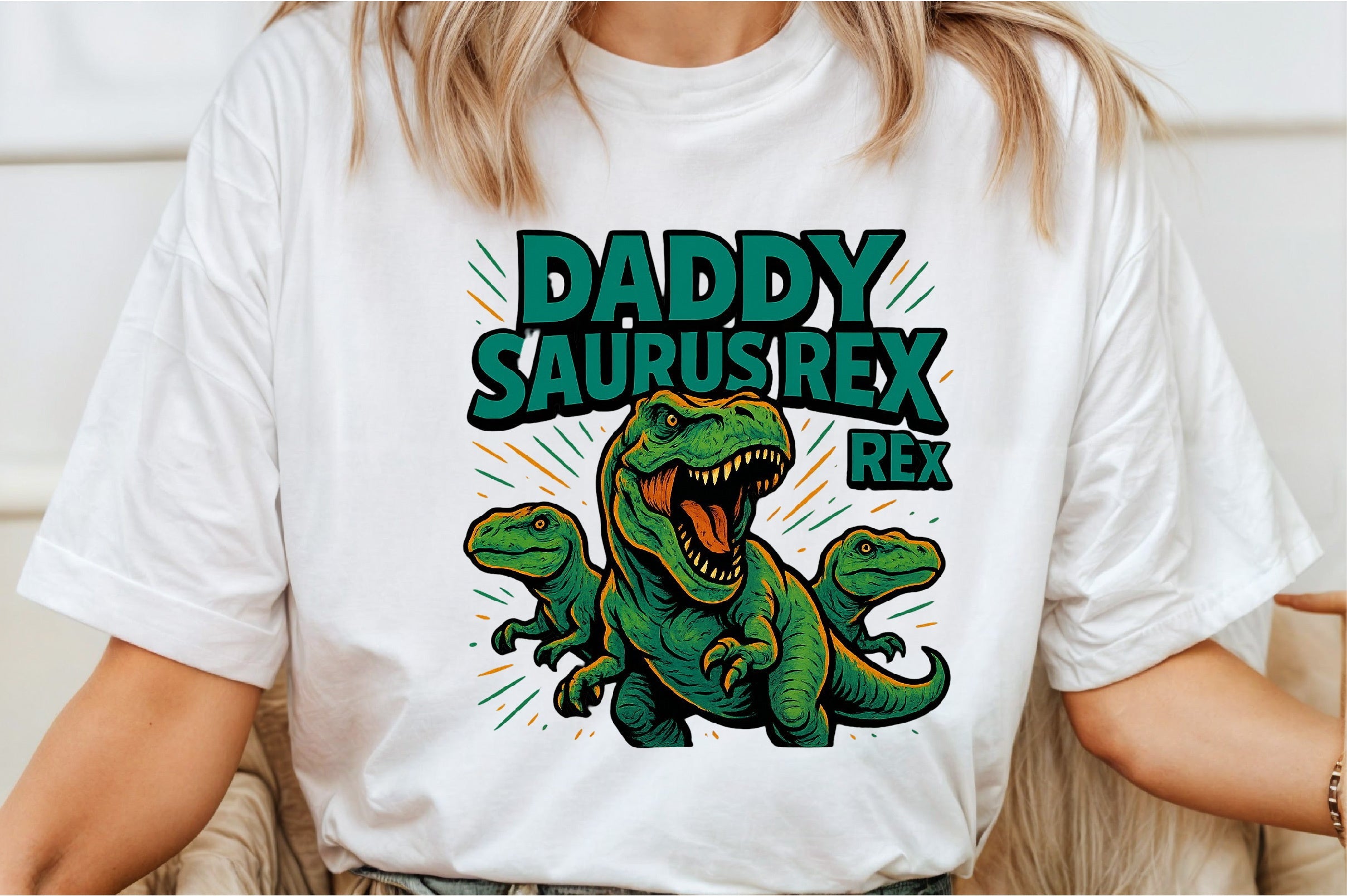 Daddysaurus Rex Clipart Bundle