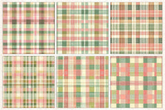 Green Pink Checkered Pattern Digital Paper - CraftNest - Digital Crafting and Art