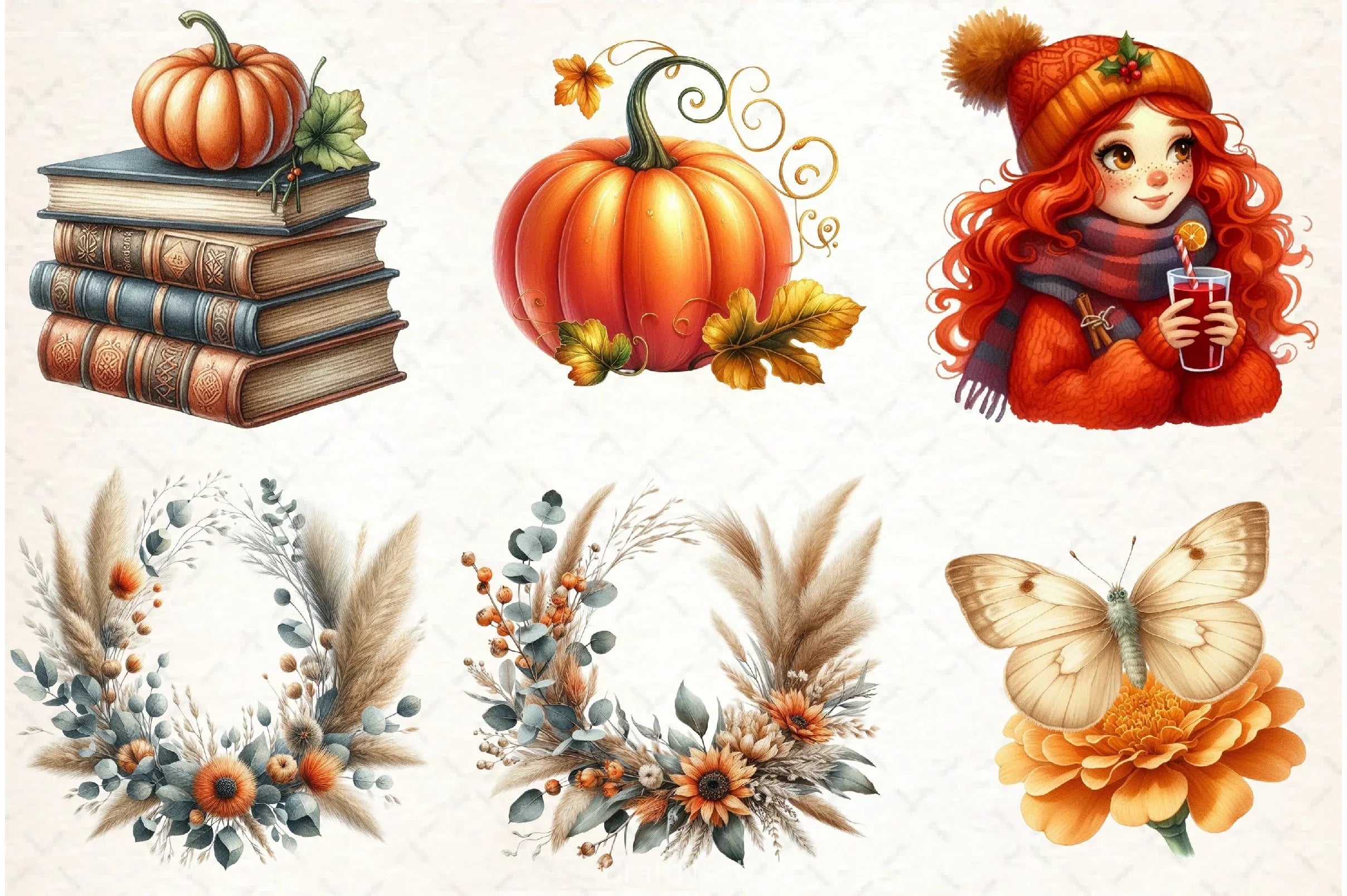 Autumn Clipart Bundle 10 - CraftNest - Digital Crafting and Art