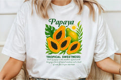 Papaya Tropical Clipart Bundle - CraftNest - Digital Crafting and Art