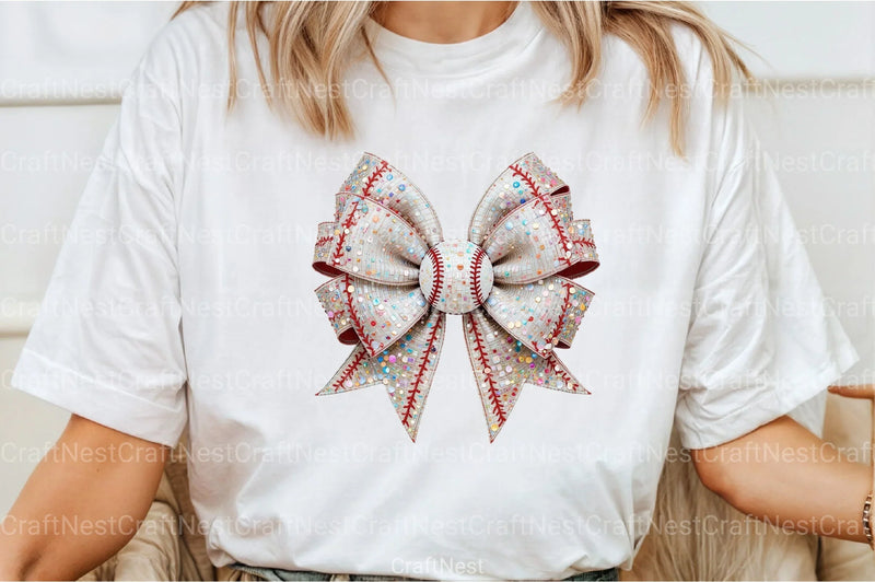 Baseball Cheer Bow Clipart Bundle - CraftNest - Digital Crafting and Art