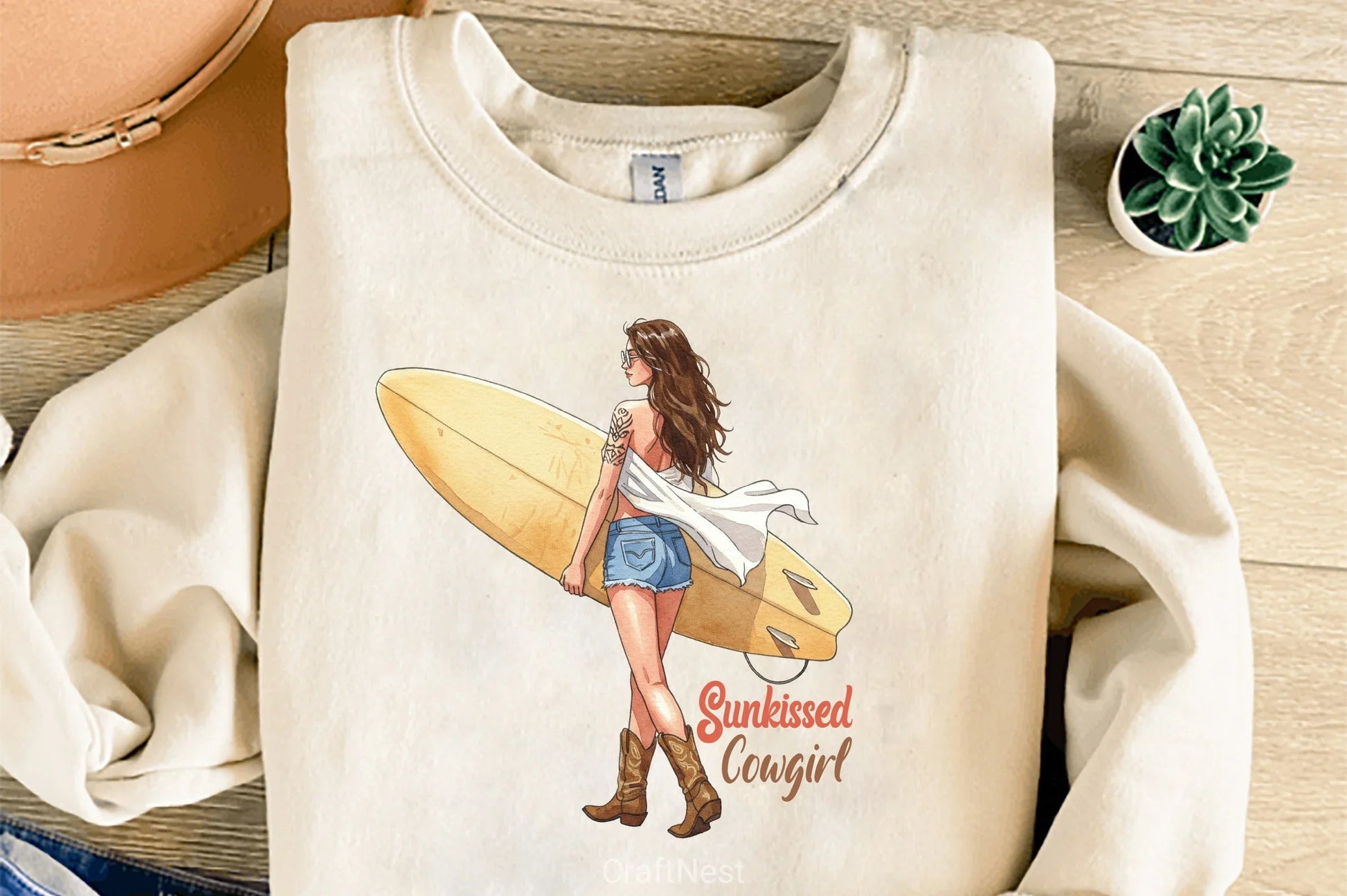 Western Summer Cowgirl Clipart Bundle - CraftNest - Digital Crafting and Art