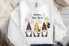 New Year Gnomes Clipart Bundle - CraftNest - Digital Crafting and Art