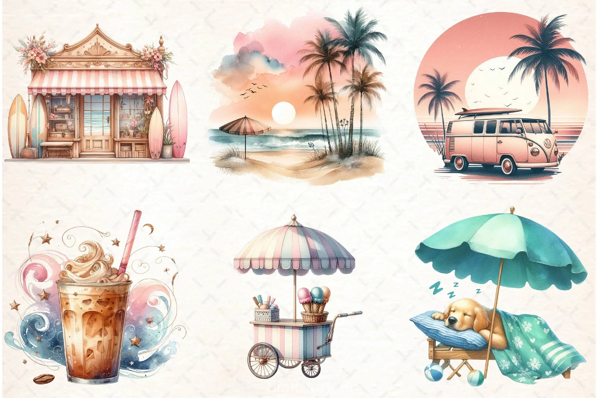 Summer Clipart Bundle 7 - CraftNest - Digital Crafting and Art