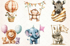 Funny African Animals Clipart Bundle - CraftNest - Digital Crafting and Art