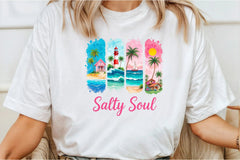Summer Salty Soul Beach Clipart Bundle - CraftNest - Digital Crafting and Art