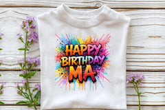 Happy Birthday Ma Clipart Bundle - CraftNest - Digital Crafting and Art