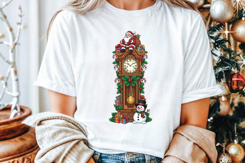 Christmas Clock Clipart Bundle - CraftNest - Digital Crafting and Art