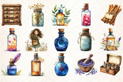 Vintage Apothecary Clipart Bundle 2 - CraftNest - Digital Crafting and Art