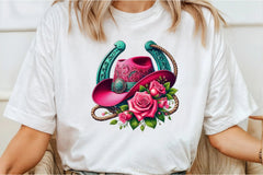 Cowgirl Hat & Roses Clipart Bundle - CraftNest - Digital Crafting and Art
