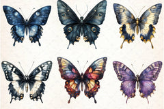 Gothic Butterfly Clipart Bundle - CraftNest - Digital Crafting and Art