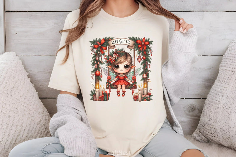 Christmas Let's Get Lit Clipart Bundle - CraftNest - Digital Crafting and Art