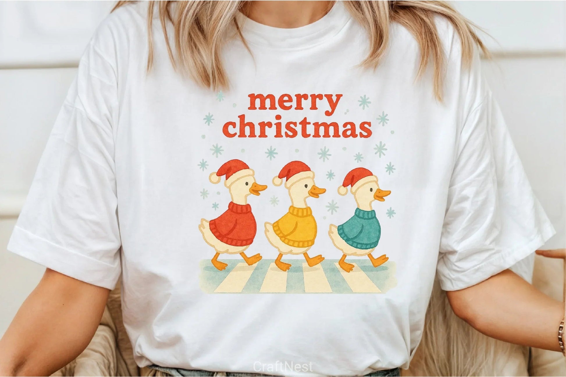 Merry Christmas Goose Clipart Bundle - CraftNest - Digital Crafting and Art