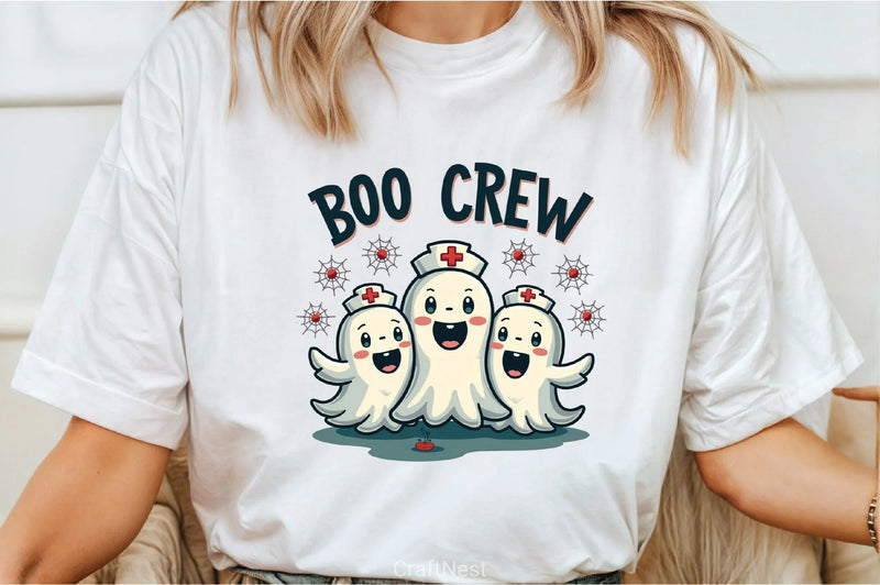 Boo Crew Clipart Bundle - CraftNest - Digital Crafting and Art