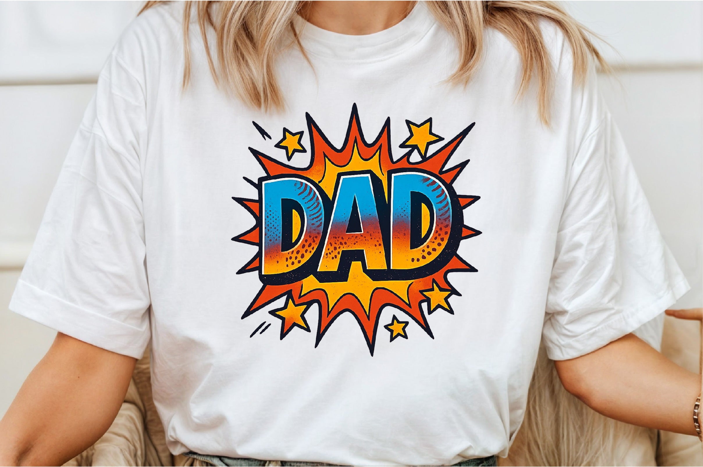Dad Comic Style Clipart Bundle