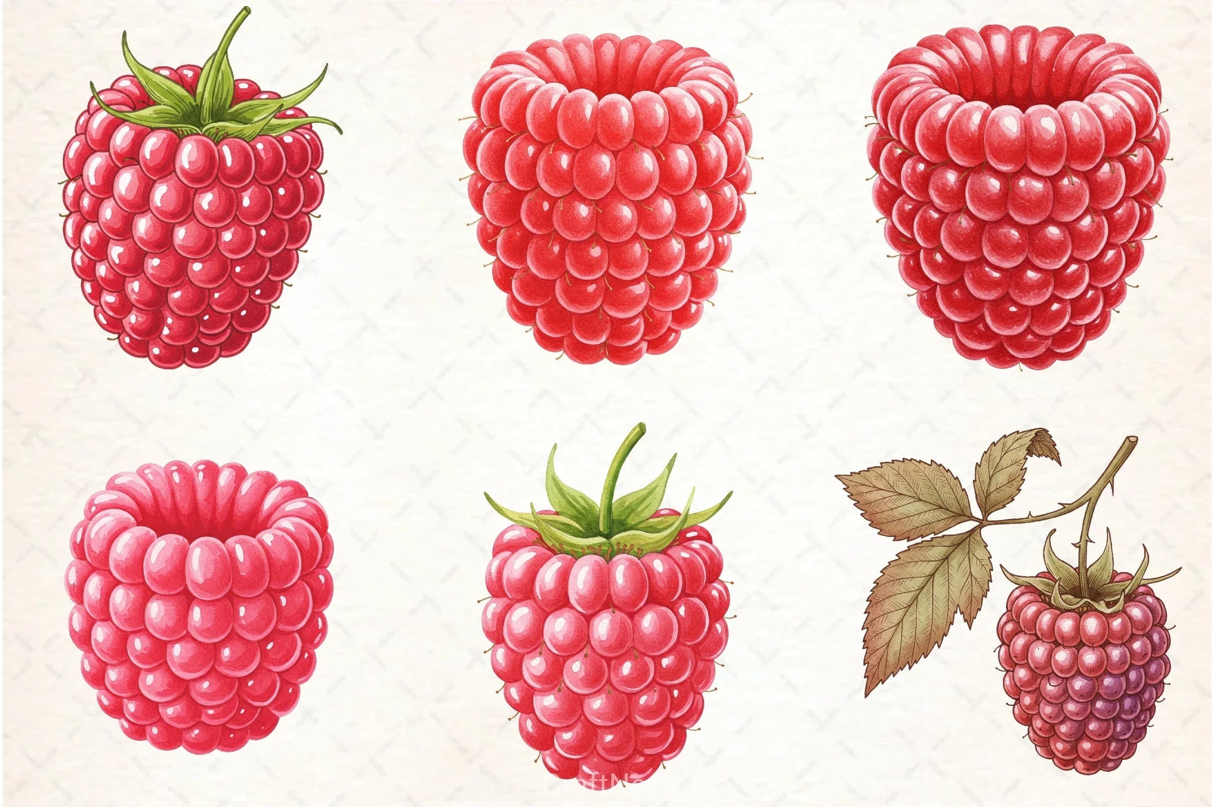 Raspberry Clipart Bundle - CraftNest - Digital Crafting and Art