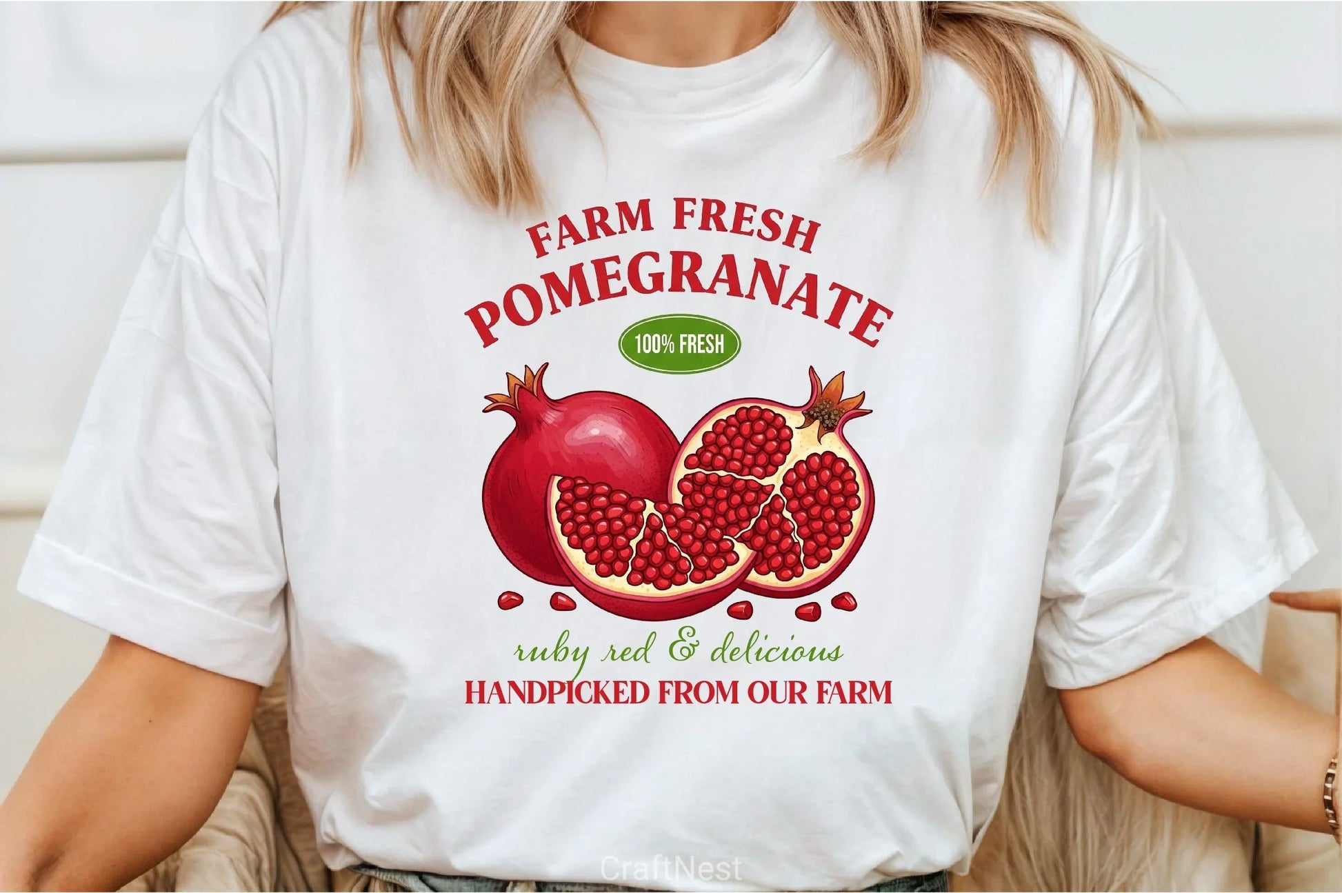 Farm Fresh Pomegranate Clipart Bundle - CraftNest - Digital Crafting and Art