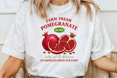 Farm Fresh Pomegranate Clipart Bundle - CraftNest - Digital Crafting and Art