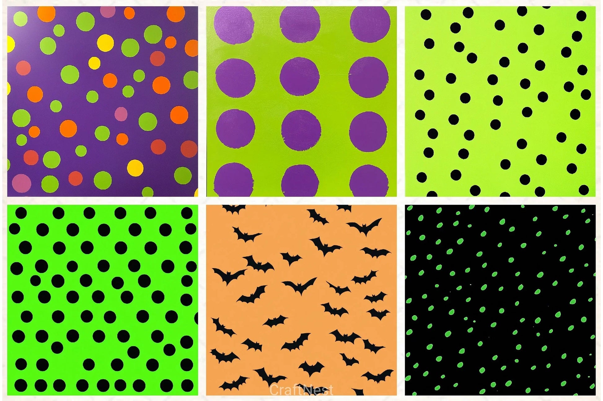 Halloween Digital Paper Set - CraftNest - Digital Crafting and Art