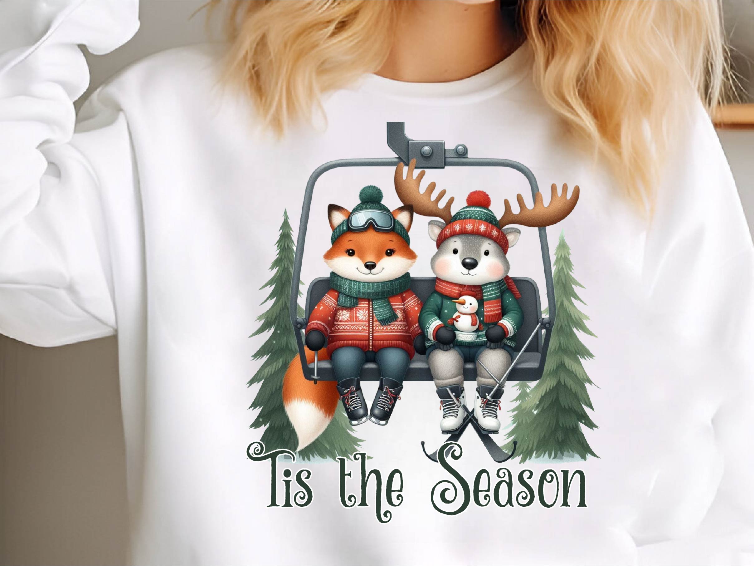 Tis The Season Animal Christmas Clipart Bundle