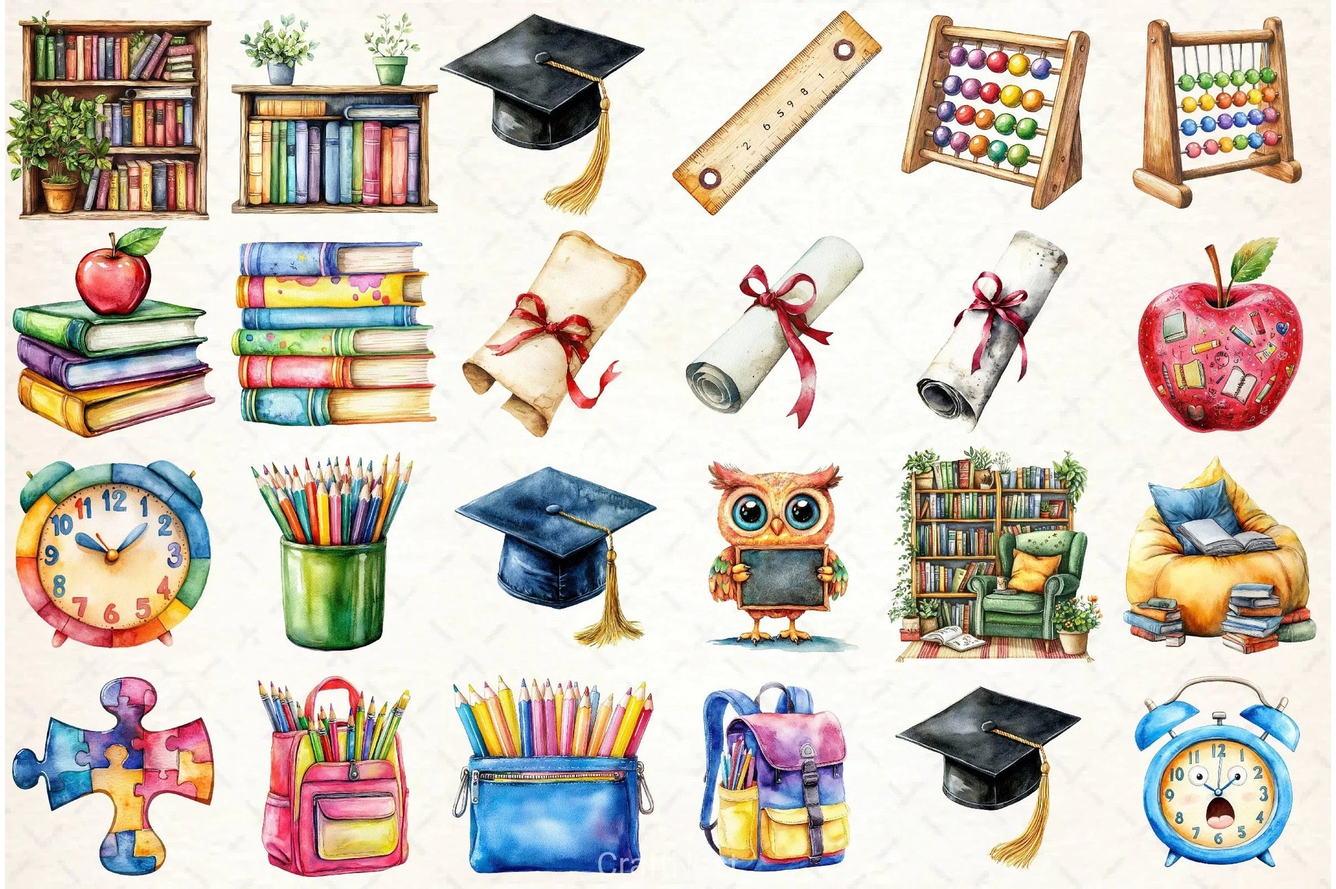 Teaching Material Clipart Bundle - CraftNest - Digital Crafting and Art