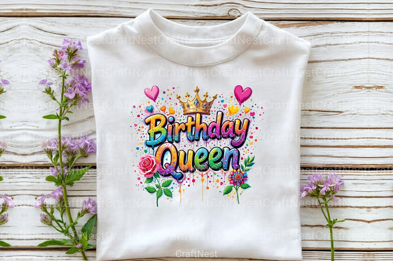 Birthday Queen Clipart Bundle 1 - CraftNest - Digital Crafting and Art