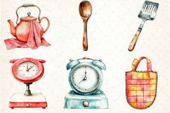 Kitchen Utensils Clipart Bundle 1 - CraftNest - Digital Crafting and Art