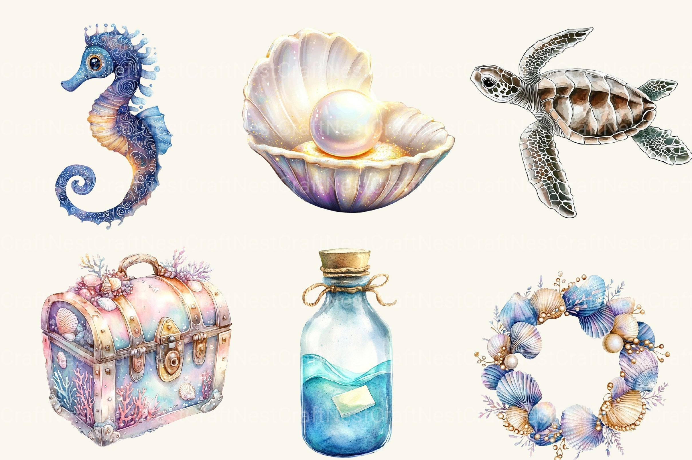 Undersea Clipart Bundle