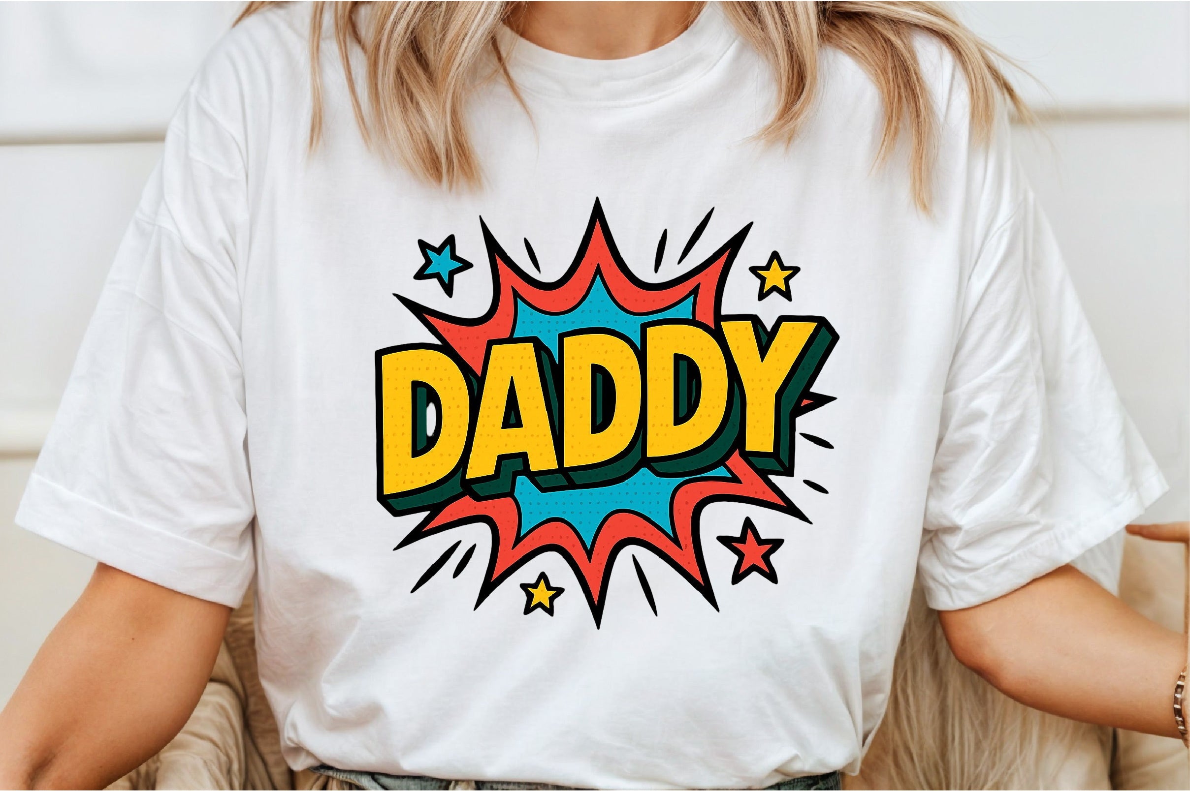 Daddy Comic Style Clipart Bundle