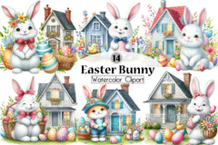 Easter Bunny Clipart Bundle 43 - CraftNest - Digital Crafting and Art