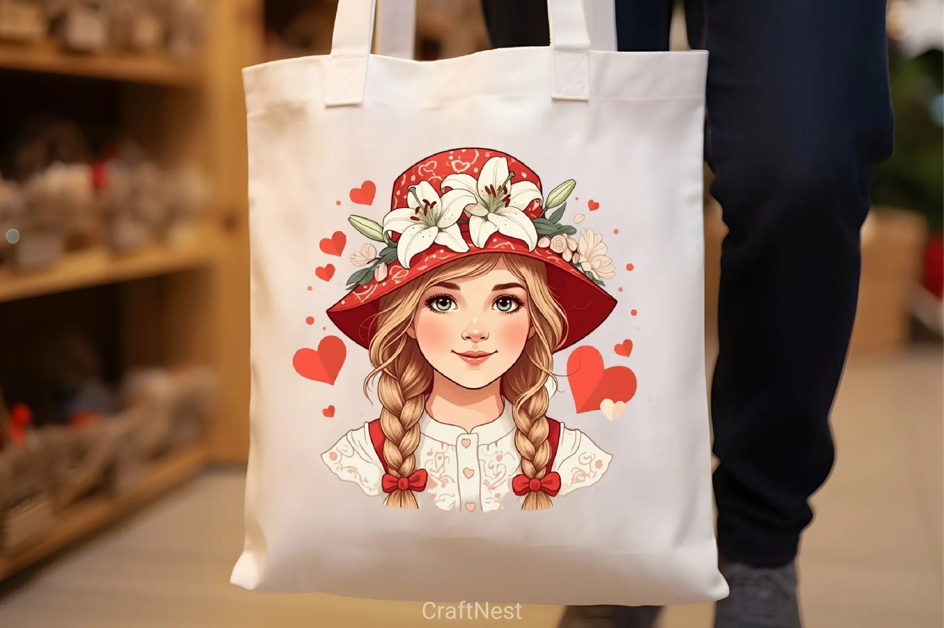 Valentine Girl Clipart Bundle 4 - CraftNest - Digital Crafting and Art