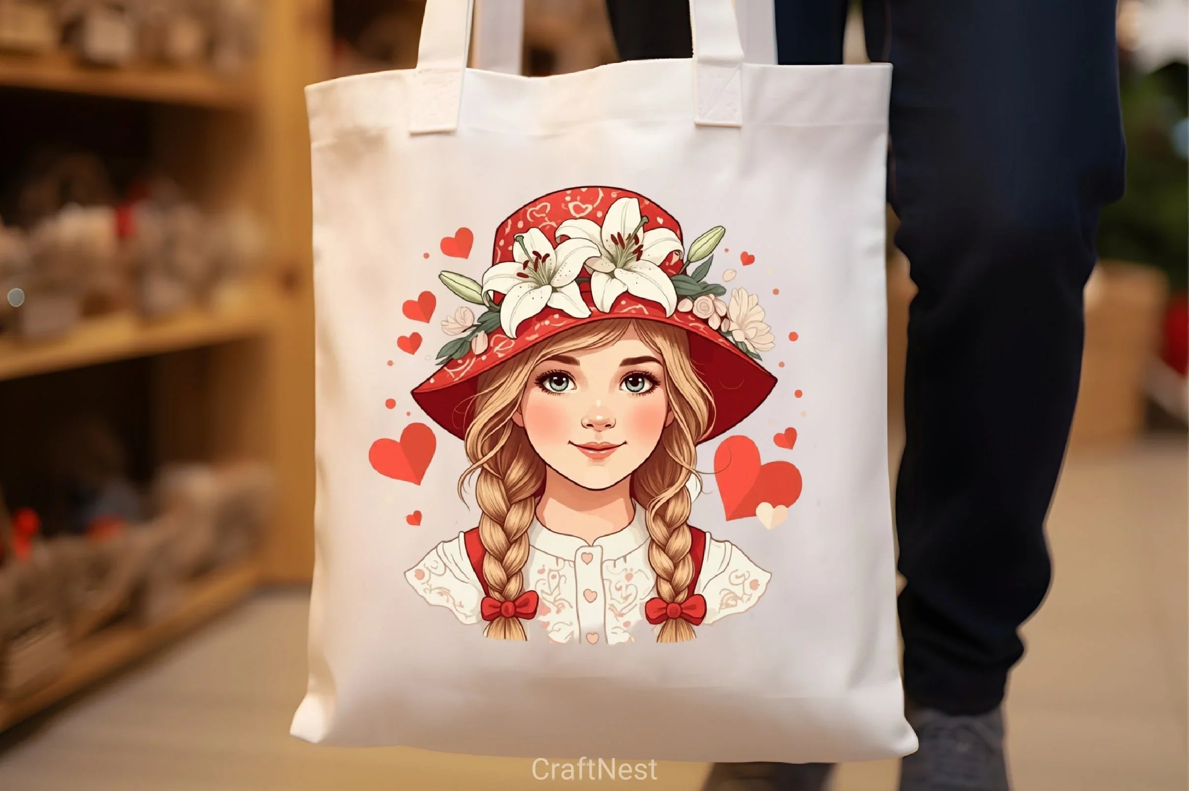 Valentine Girl Clipart Bundle 4 - CraftNest - Digital Crafting and Art