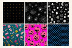 Nightmare Halloween Digital Paper - CraftNest - Digital Crafting and Art