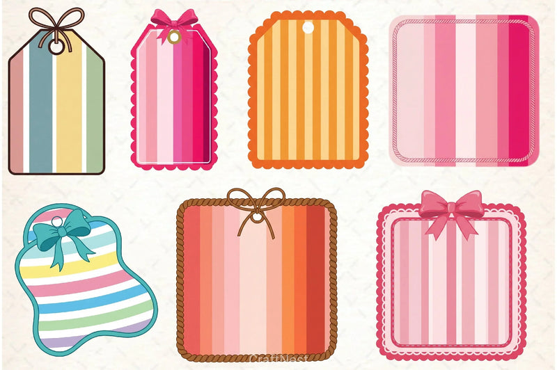 Border Frame Coquette Clipart Bundle 4 - CraftNest - Digital Crafting and Art