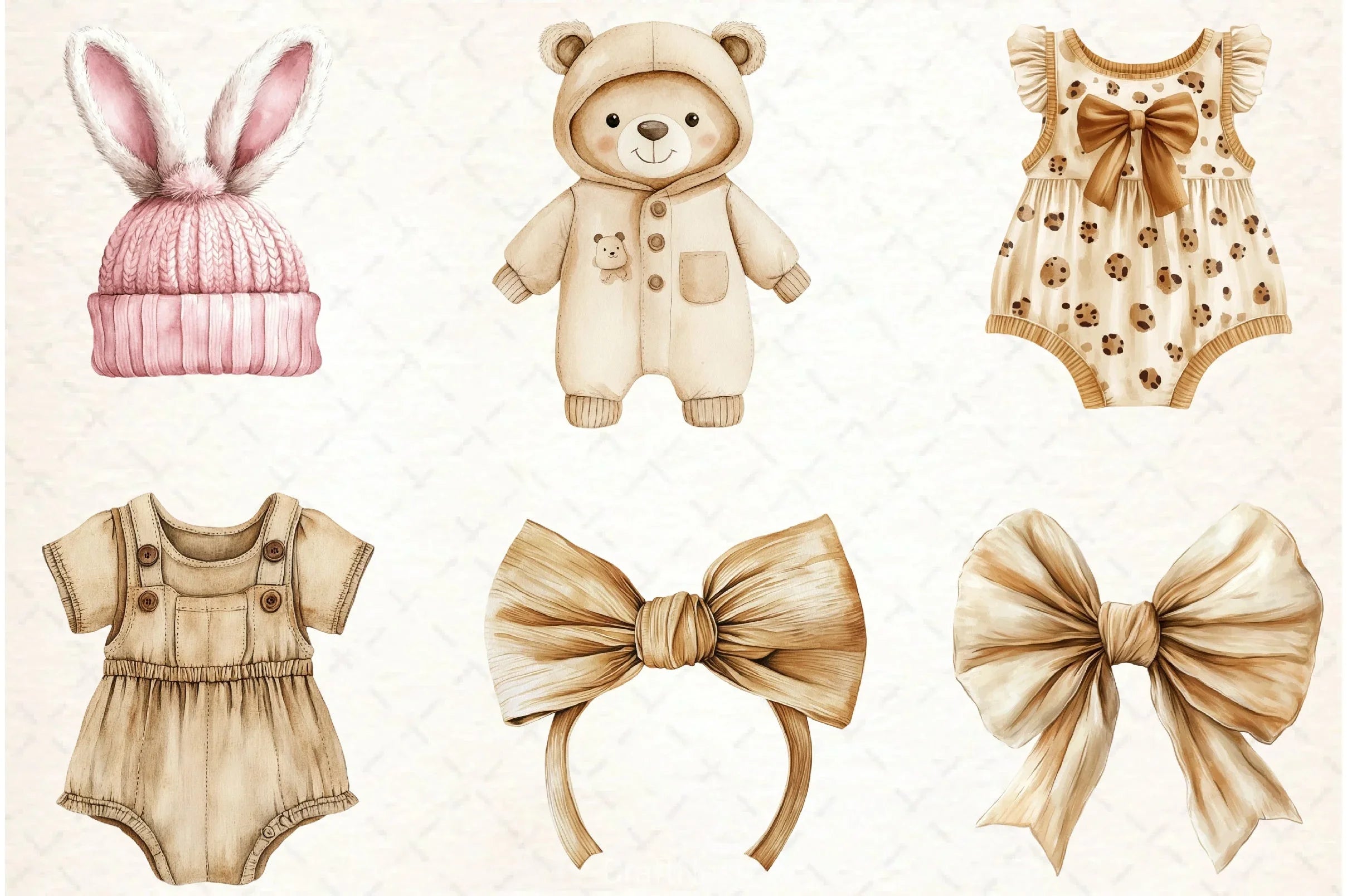 Baby Clothes Clipart Bundle - CraftNest - Digital Crafting and Art