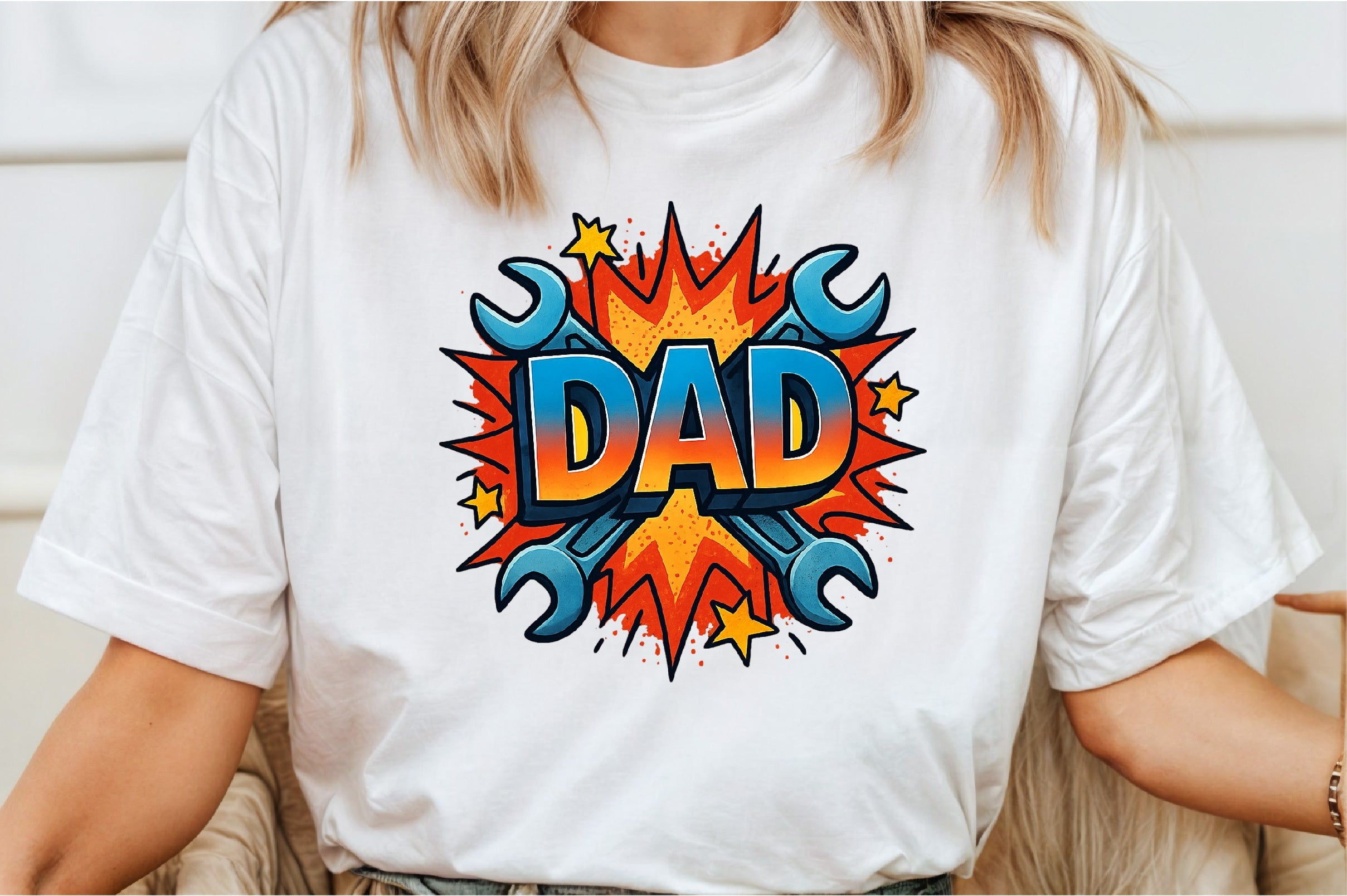 Dad Comic Style Clipart Bundle