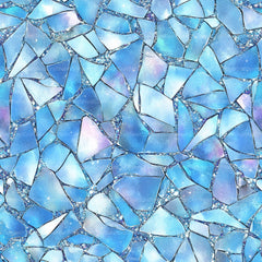 Blue Holographic Glitter Digital Paper - CraftNest - Digital Crafting and Art