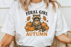 Feral Girl Autumn Clipart Bundle - CraftNest - Digital Crafting and Art