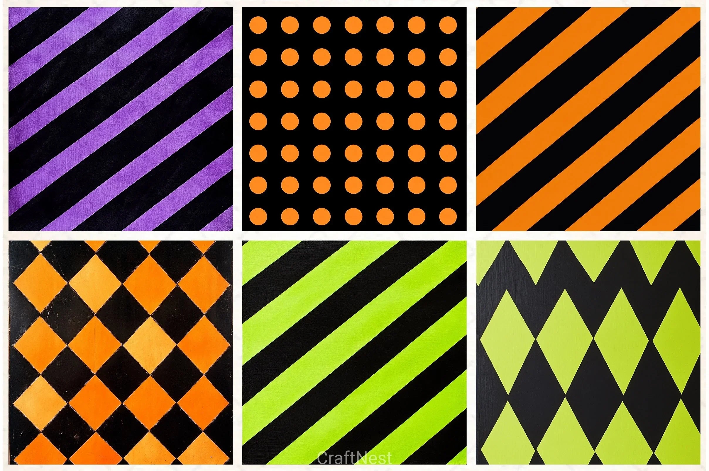 Halloween Basics Digital Paper - CraftNest - Digital Crafting and Art