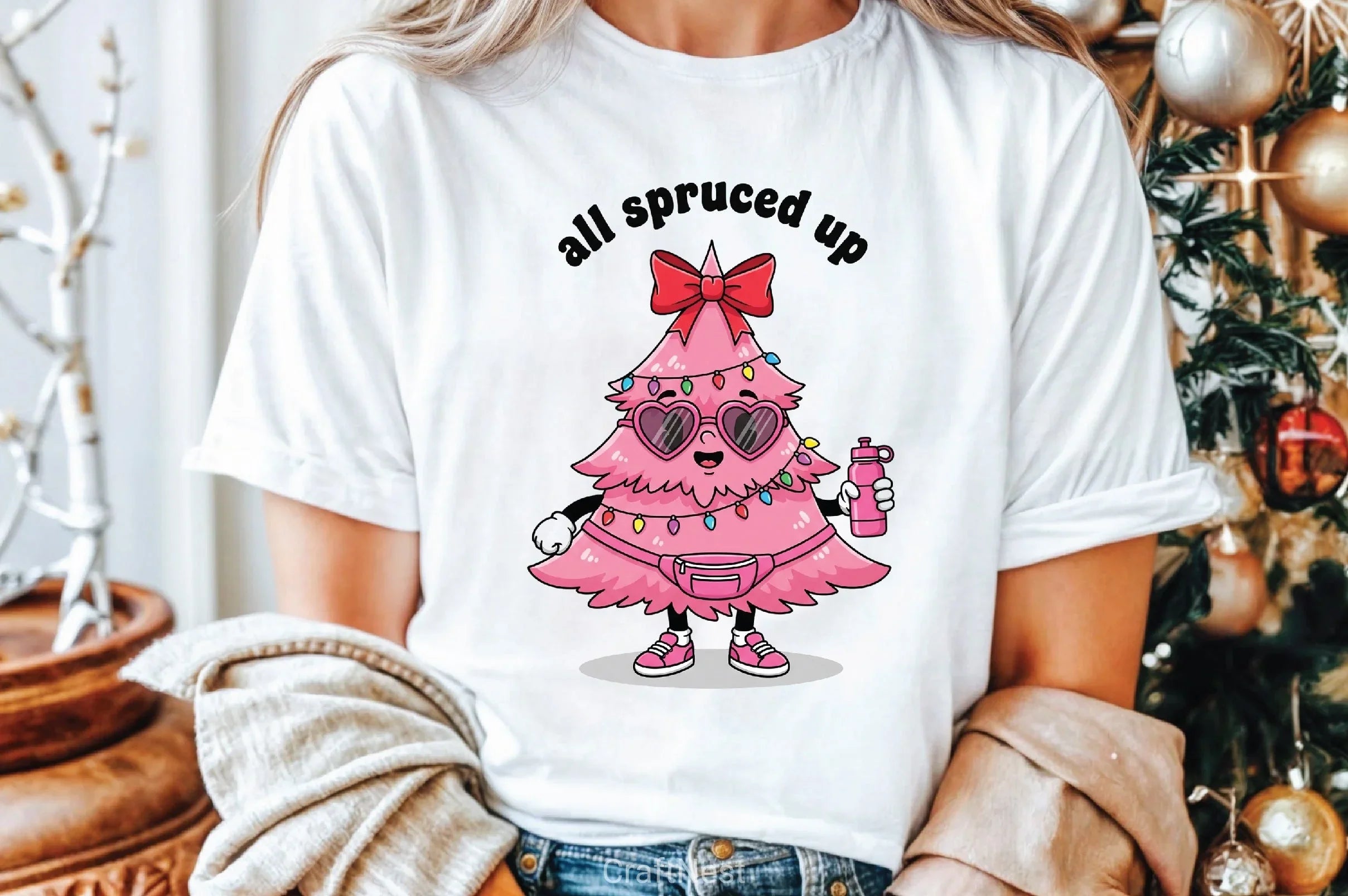 Spruced Up Christmas Tree Clipart Bundle - CraftNest - Digital Crafting and Art