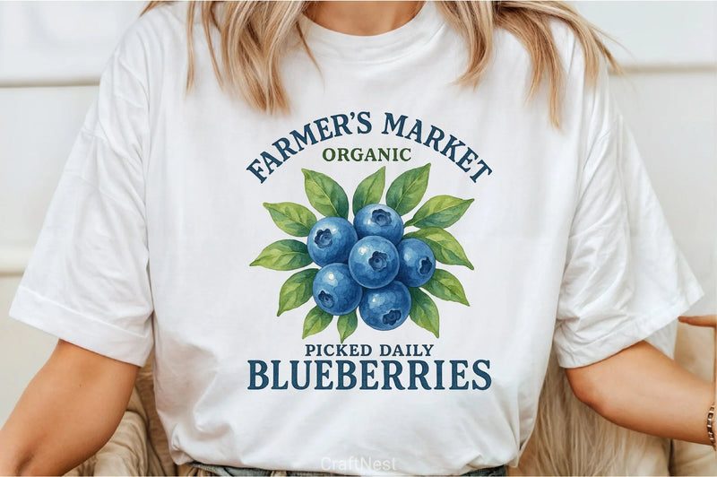 Farmer's Market Organic Clipart Bundle - CraftNest - Digital Crafting and Art