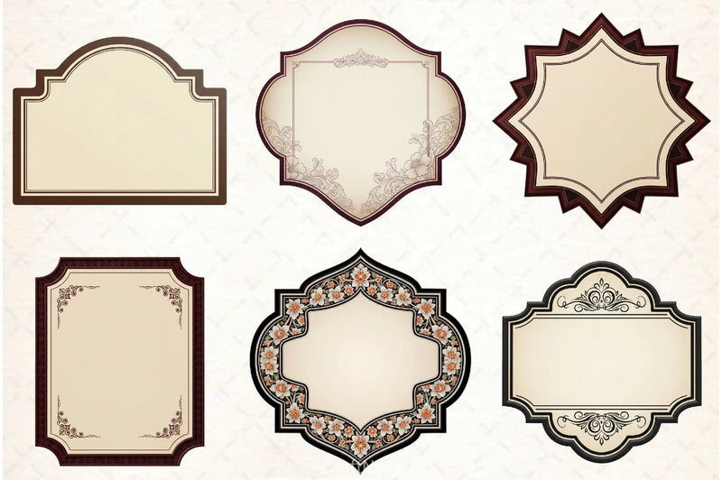 Vintage Label Clipart Bundle - CraftNest - Digital Crafting and Art