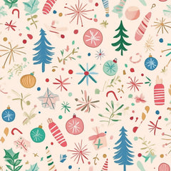 Merry & Bright Pastel Christmas Patterns Clipart Bundle - CraftNest - Digital Crafting and Art