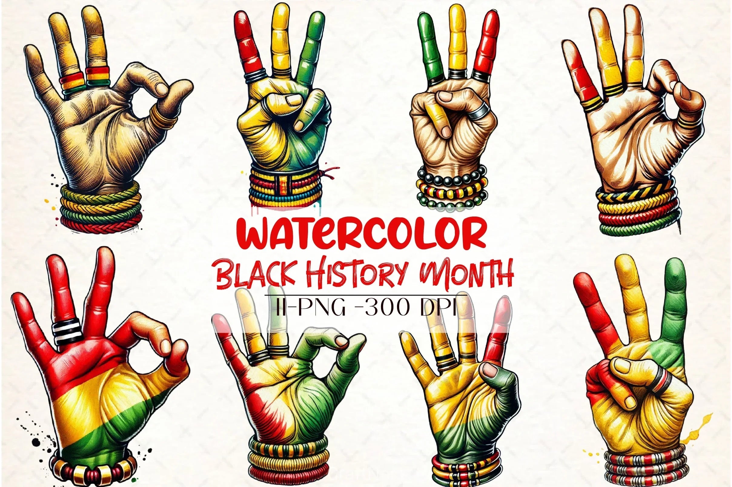 Black History Month Clipart Bundle 5 - CraftNest - Digital Crafting and Art