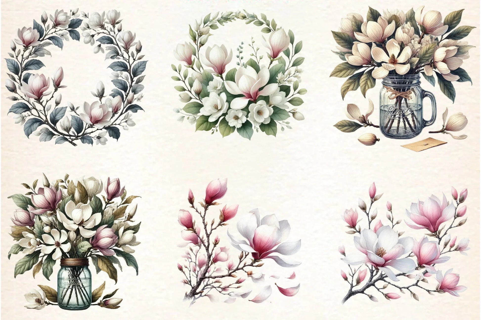 Spring Meadow Poppies Clipart Bundle - CraftNest - Digital Crafting and Art