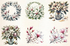 Spring Meadow Poppies Clipart Bundle - CraftNest - Digital Crafting and Art