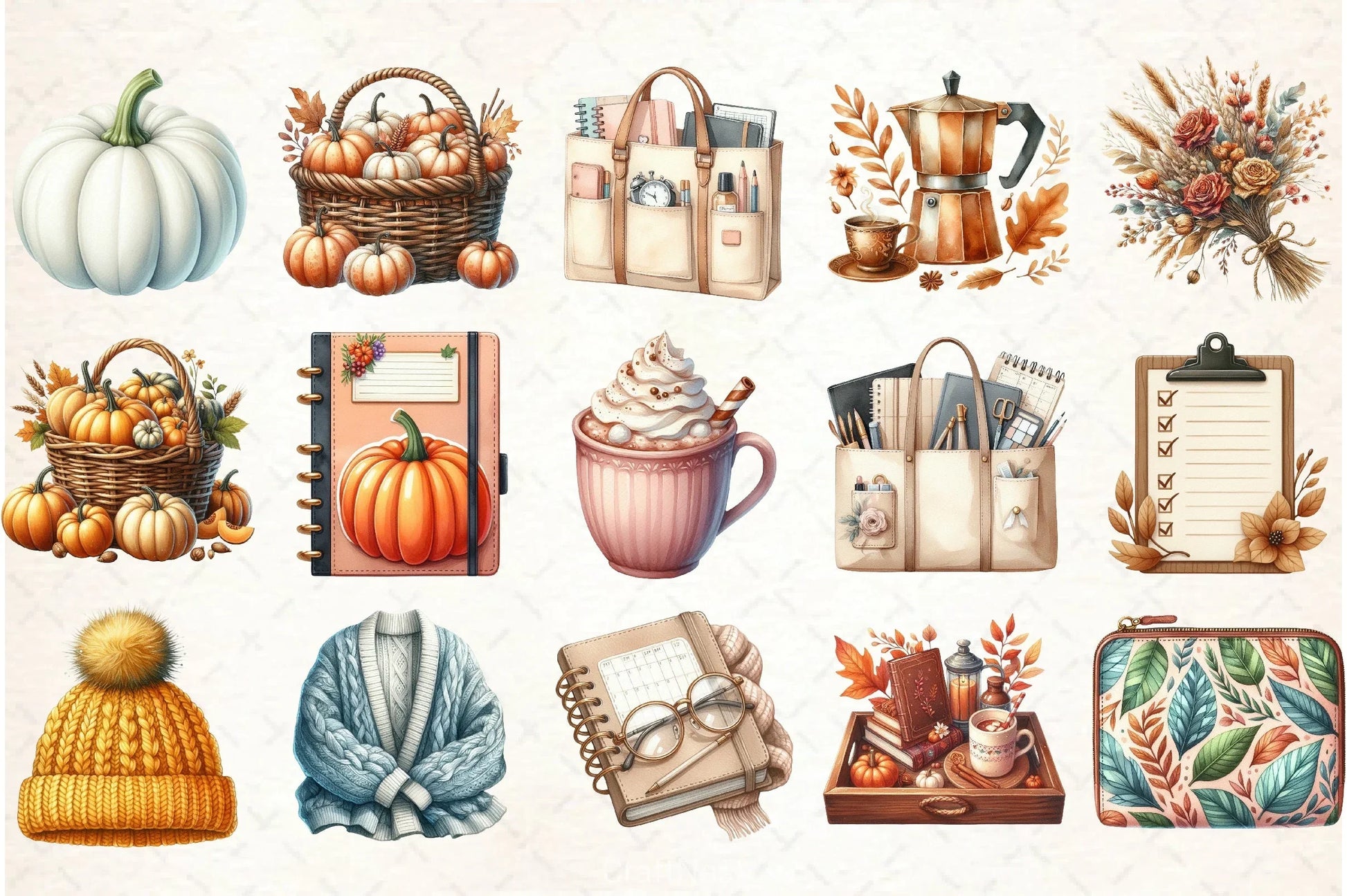 Autumn Clipart Bundle 9 - CraftNest - Digital Crafting and Art