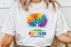 Brushstroke Autism Awareness Design Clipart Bundle - CraftNest - Digital Crafting and Art