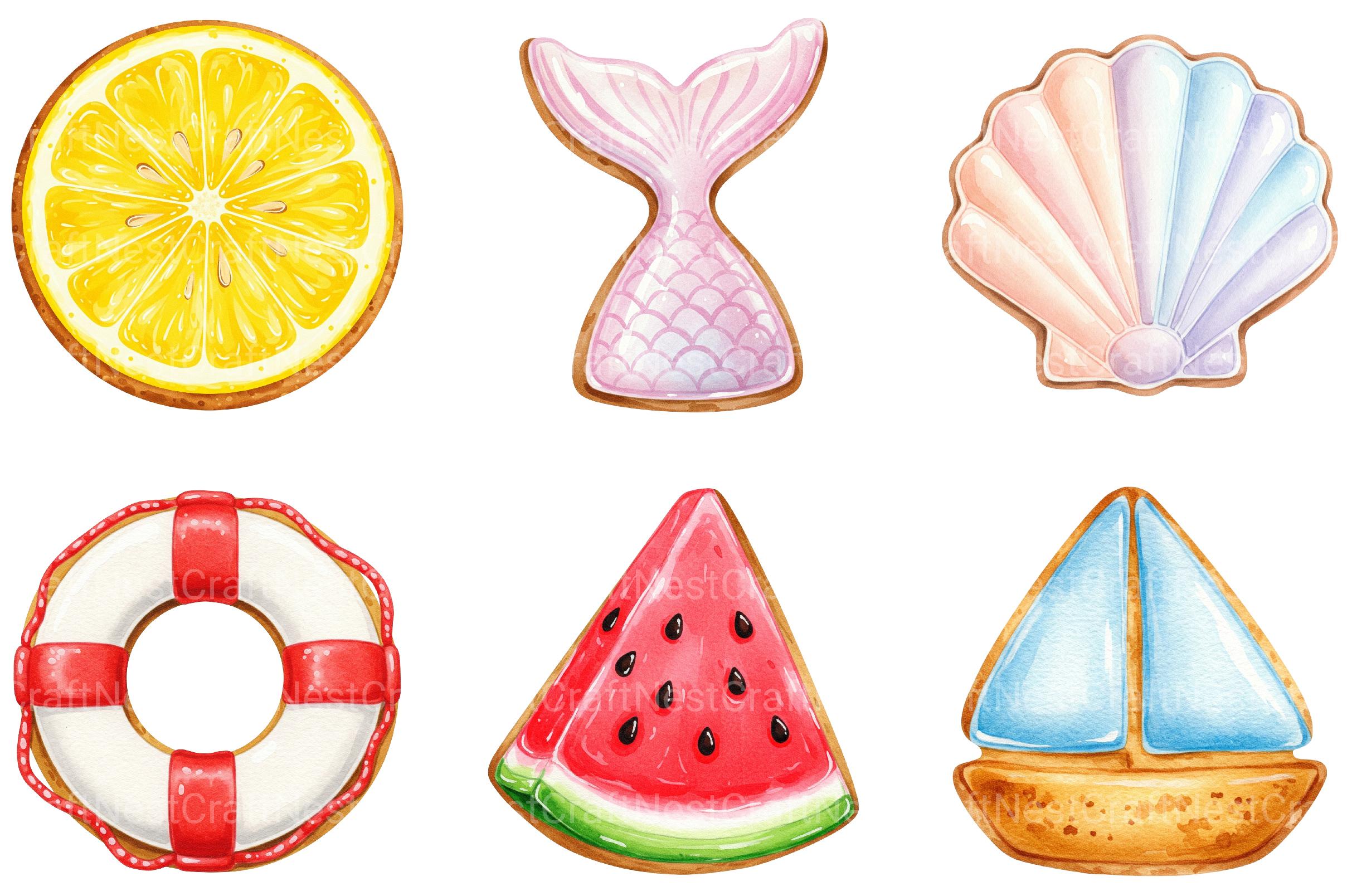 Summer Cookies Clipart