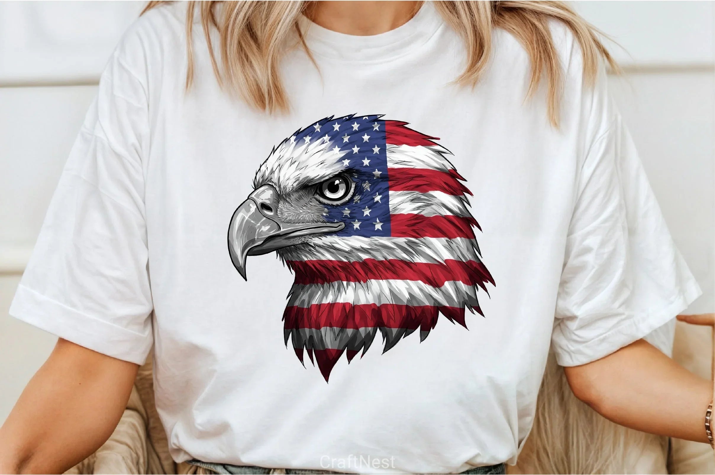 Eagle USA Flag 4th of July Clipart Bundle - CraftNest - Digital Crafting and Art